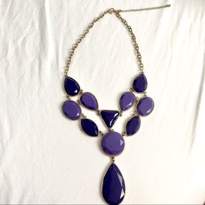 [SOLD] 💎 Royal Purple Statement Necklace